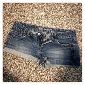 American eagle cutoff jean shorts.